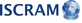 Logo ISCRAM and globe Logo ISCRAM and globe